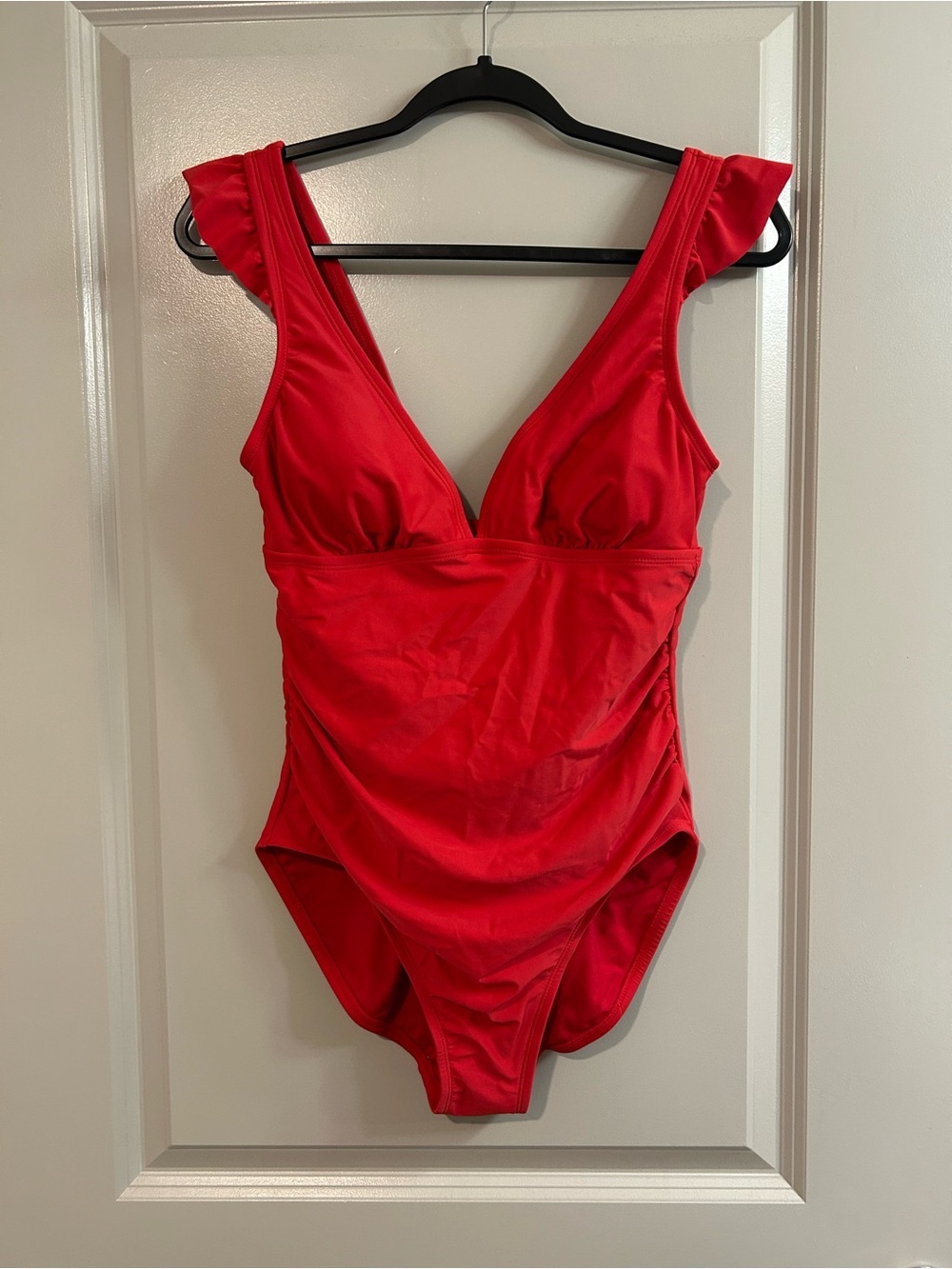 Kona Sol Bright Red One-Piece Swimsuit